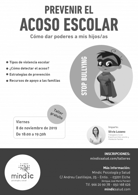 Taller de prevención del acoso escolar