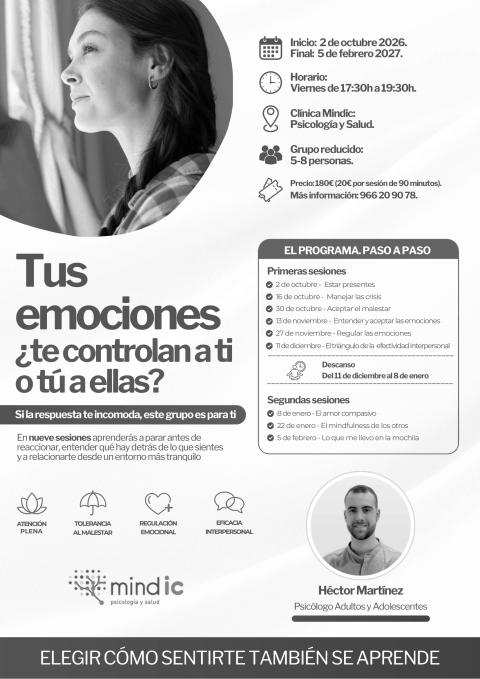 Tus emociones ¿te controlan a ti o tú a ellas?