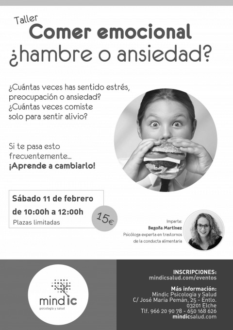 Cartel Comer emocional