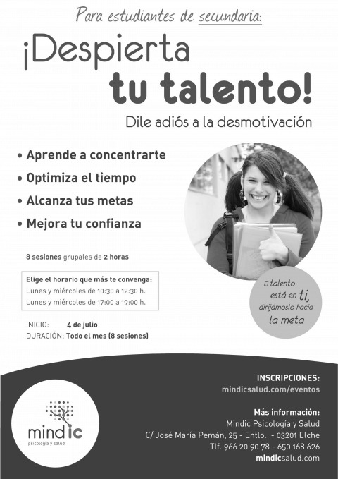 Cartel despierta tu talento