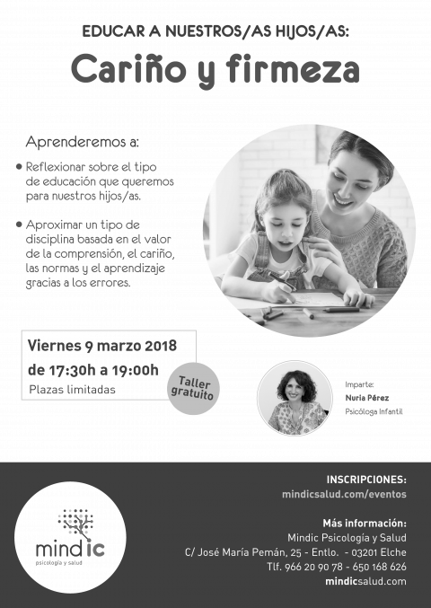 Educar a nuestros hijos/as: cariño y firmeza