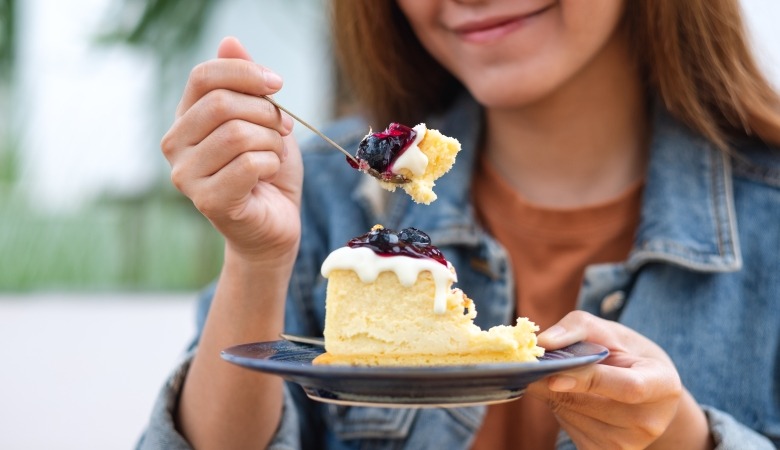 Comiendo tarta