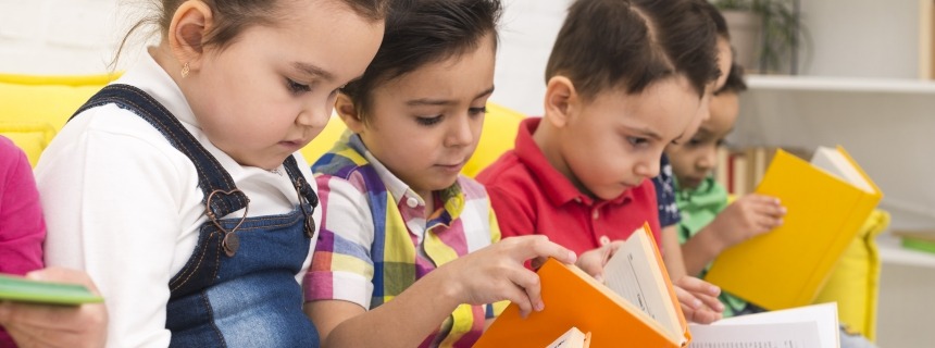 Niños aprender a leer