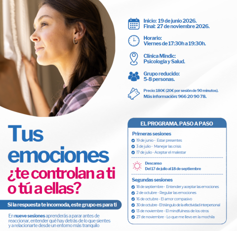 Tus emociones ¿te controlan a ti o tú a ellas? Tus emociones ¿te controlan a ti o tú a ellas?