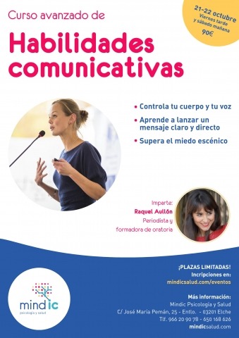 Información sobre el curso de habilidades de comunicación